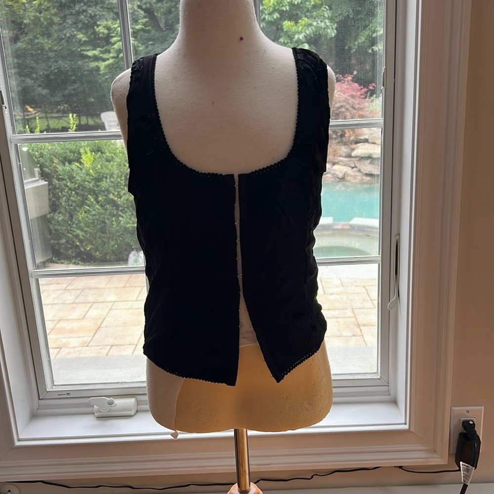 Forever 21 Romantic Velvet Fashion Bustier Size Large 'Hamilton' Core Goth